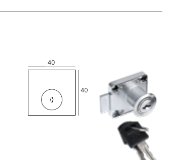 DRAWER LOCK 138-22