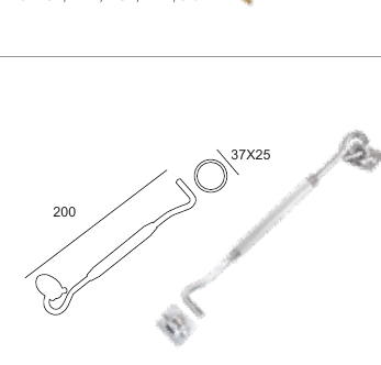 WINDOW HOOK 10" KTK SS